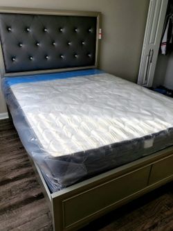 NEW QUEEN MATTRESS AND BOX SPRING 😉 100% QUALITY & CONFORM 👌