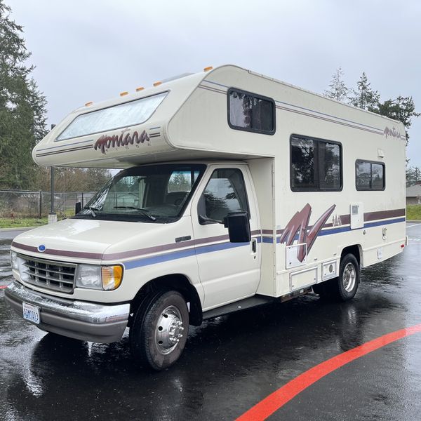 1995 tioga class C E350 V10 motorhome 22ft roof air awning low miles