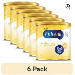 ENFAMIL INFANT FORMULA 0-12  (6 CANS )