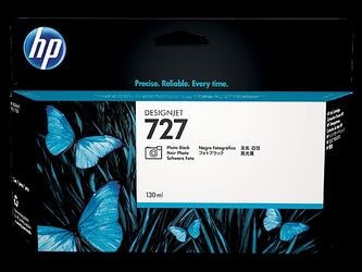 HP 727 130-ml Photo Black DesignJet Ink Cartridge