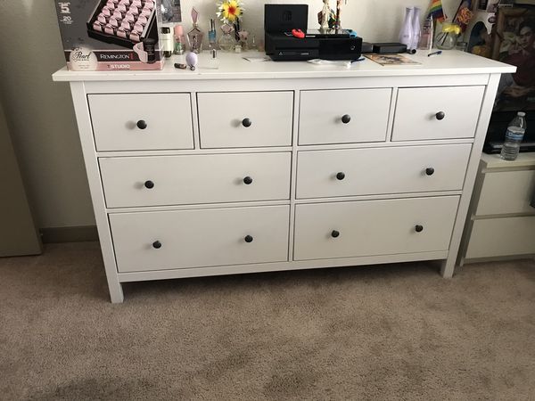 Hemnes 8 Drawer Dresser White For Sale In San Jose Ca Offerup