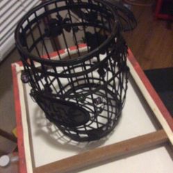 Wine cork collect shin cage