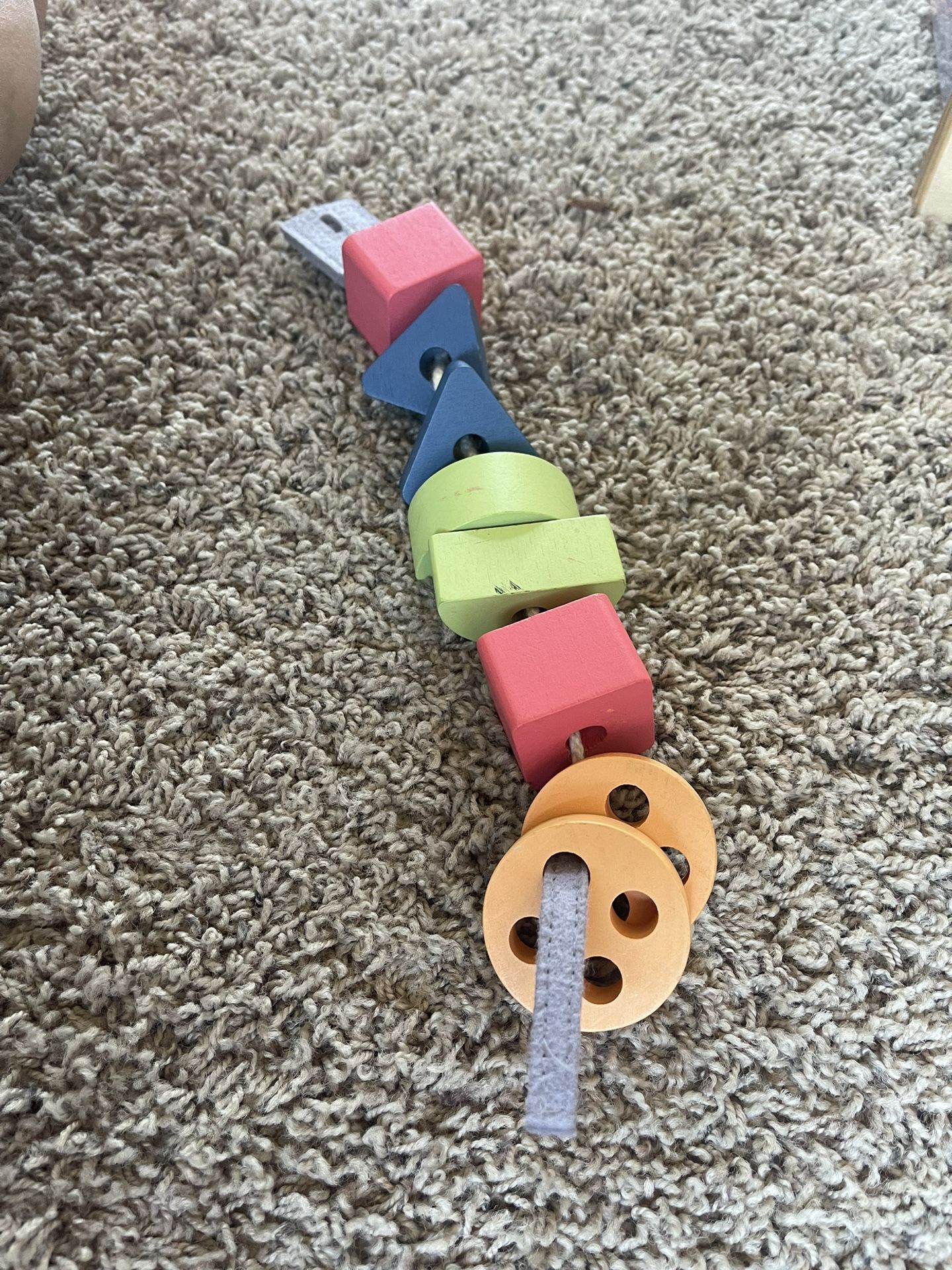 Kiwico Panda Crate - Solve with Me lacing beads Montessori