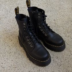 Dr. Martens JADON III Pisa Leather Platform Boots Size 8