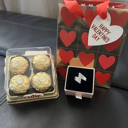 ❤️ Forever Gift ❤️ Sterling Silver Ring Size 7 New