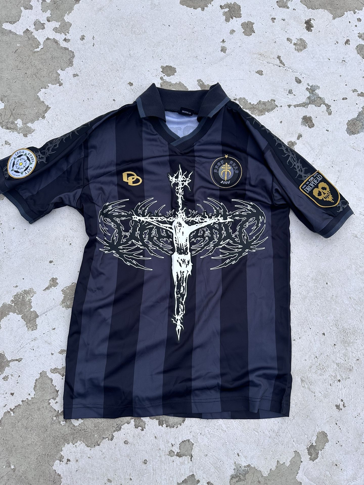 drop dead soccer jersey