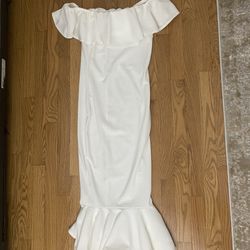 White Mermaid Dress