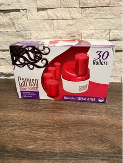 Caruso Molecular Steam Setter 30 Rollers Model C97953 New Open Box 100% Complete