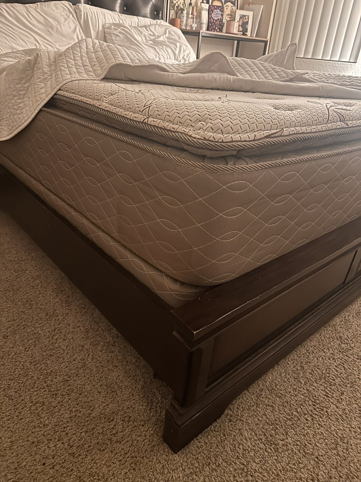 Queen XL With Bed frame