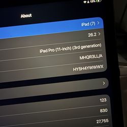 🔥 iPad Pro 11” (3rd Generation) 128GB + Keyboard Case