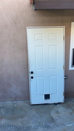 36” metal door