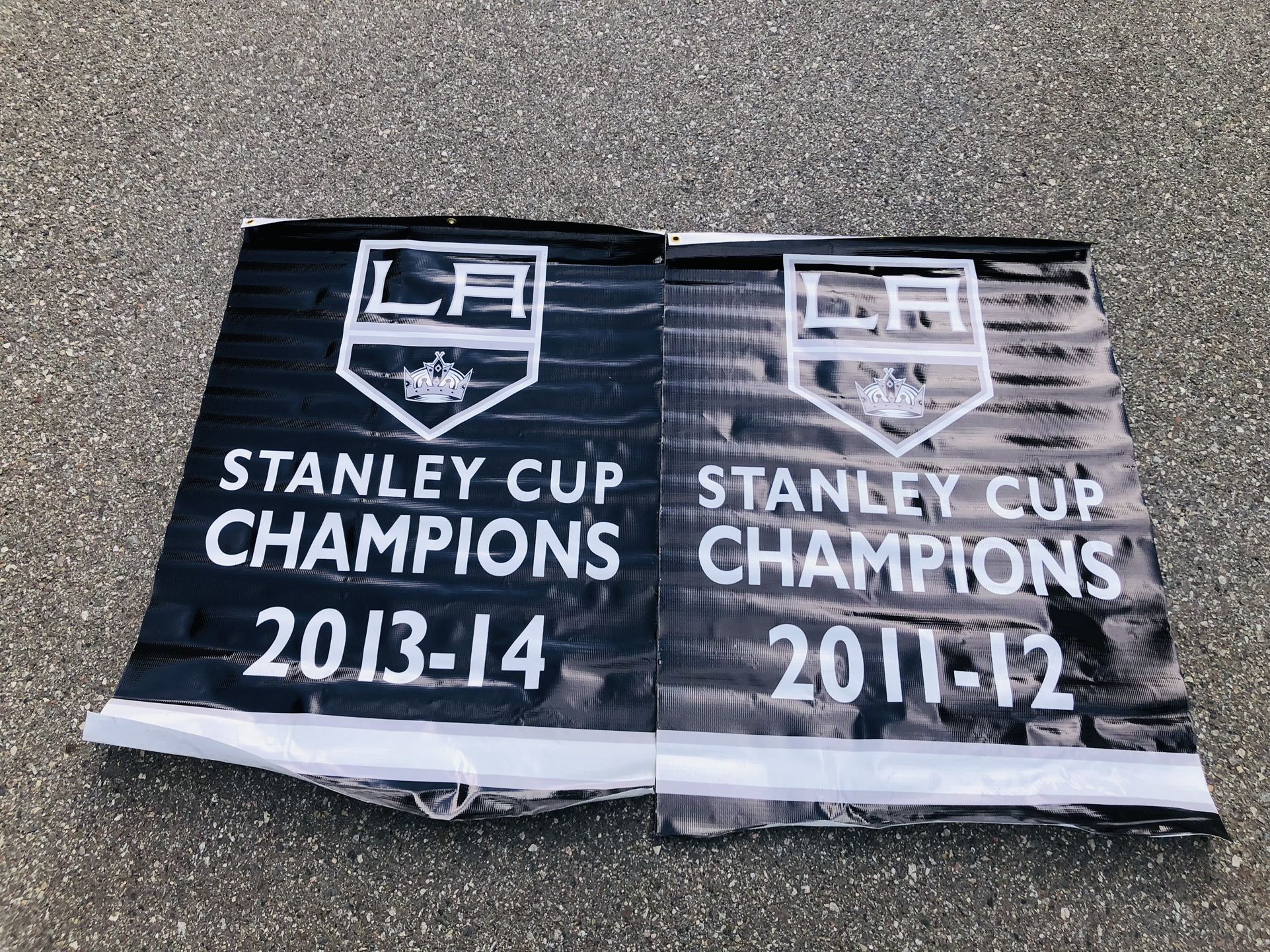 LA KINGS 2011-2012 2013-2024 NHL Stanley Cup Final Championship Banners