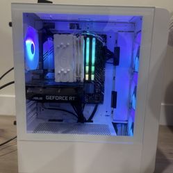 White Thermaltake Gaming PC | 10-Core i5-14400F (4.7GHz) | RTX 3050 | 1TB SSD