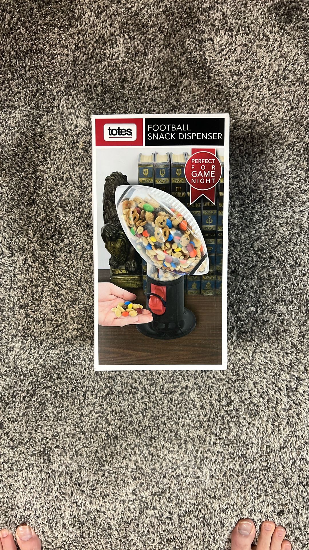 Totes Football Snack Dispenser