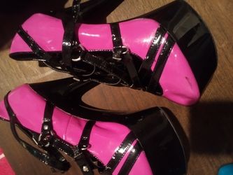 Pink Strap Heels