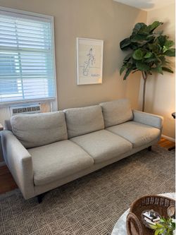 Gray Down Sofa
