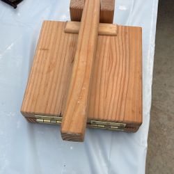Handmade wooden Tortilla Press
