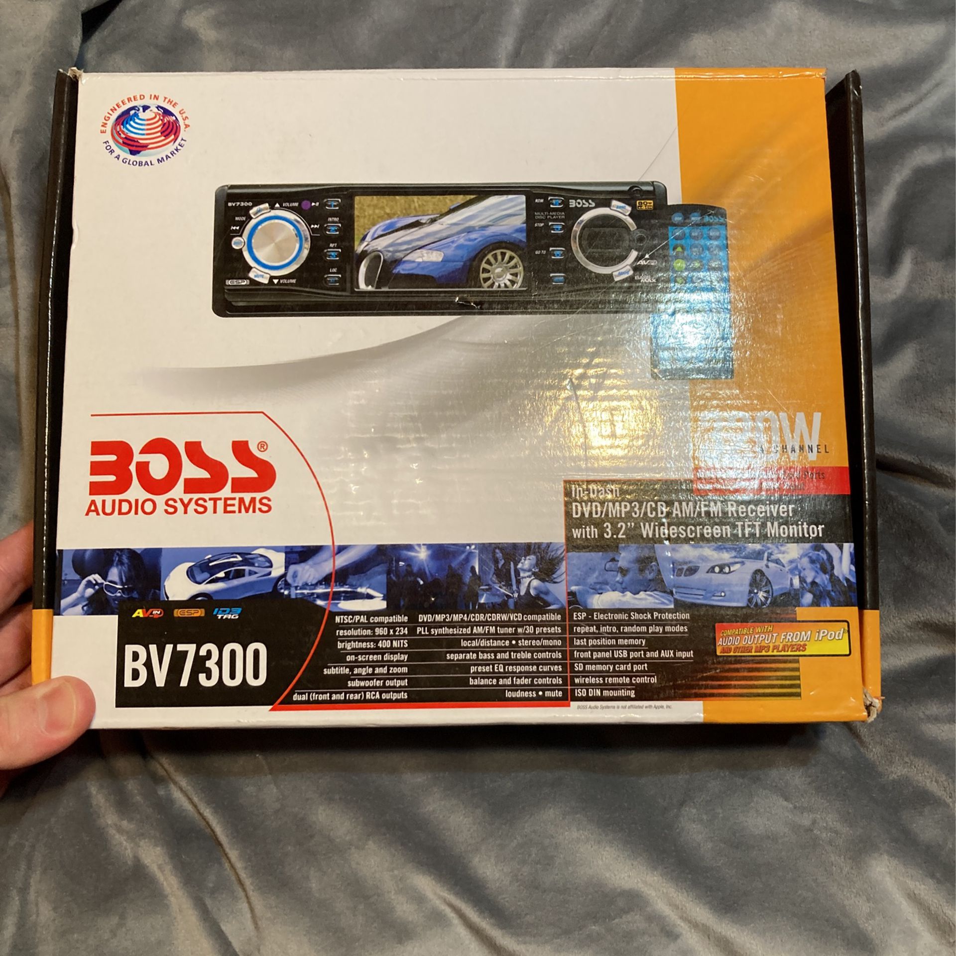 Boss Audio BV7300 320watt 3.2 inch widescreen