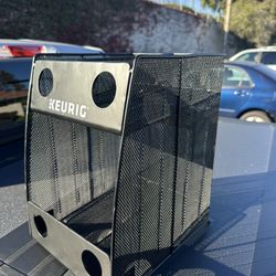 Keurig Mesh K-Cup Pod 4-Sleeve Storage Rack - Metal 