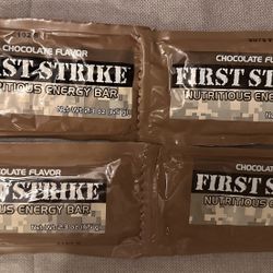 MRE (4) Chocolate First Strike Bars