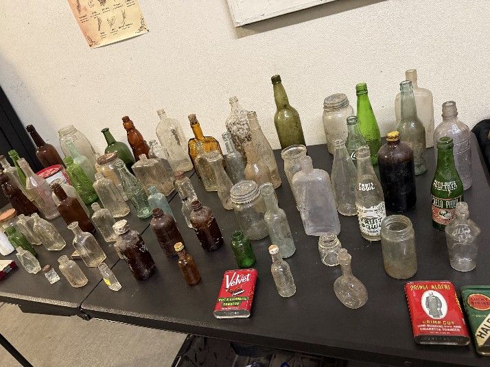 Antique Glass Bottles 