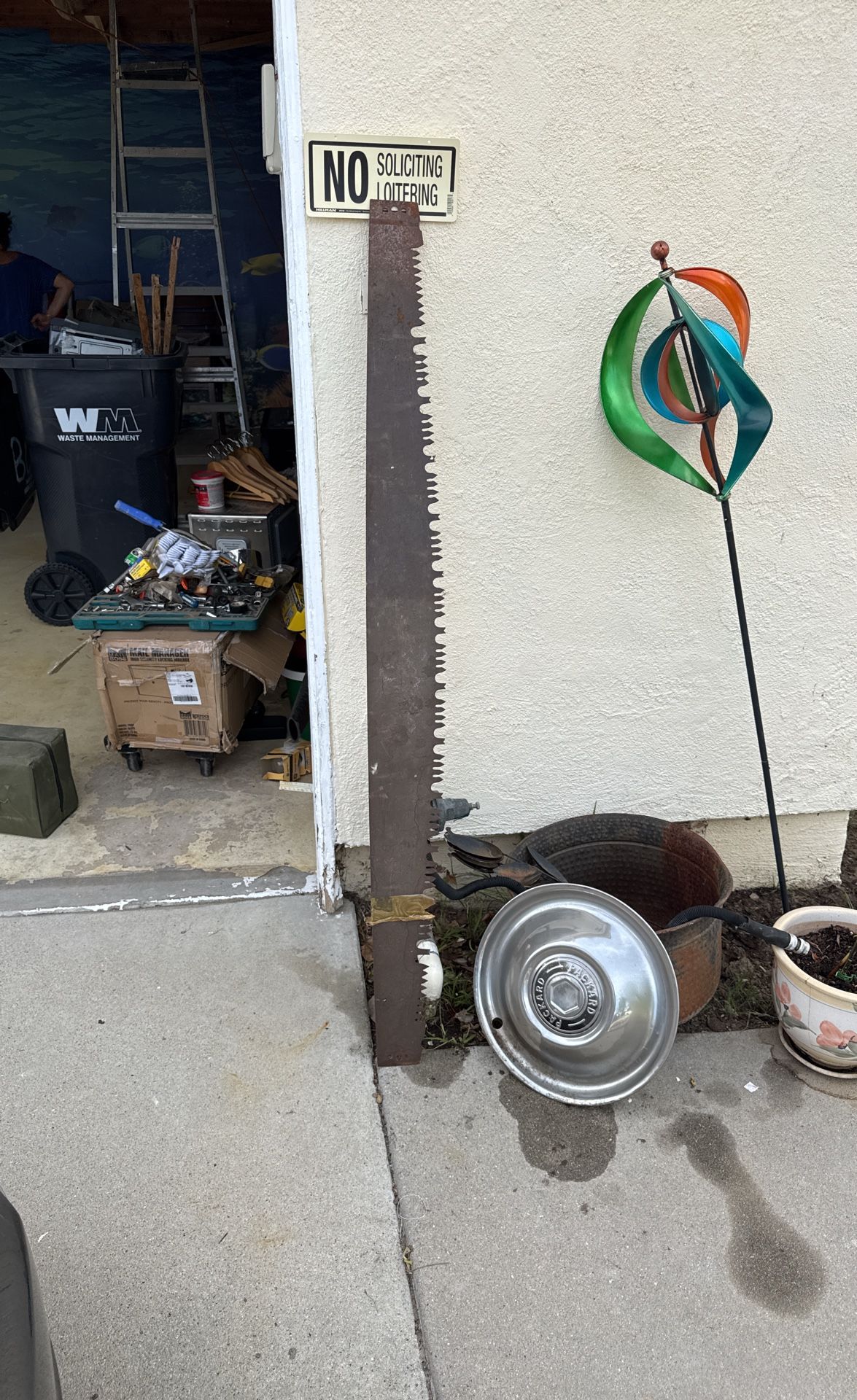 5’ Hand Saw Blade Antique