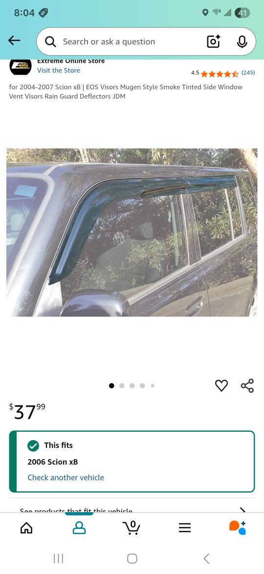 Scion Xb 2004-2006 Window Visers