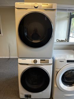 Samsung White Front Load Set