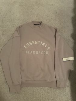 Fear of God Essentials crewneck sweatshirt in gray