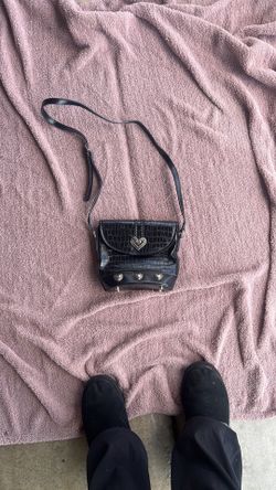 Black Brighton Cross Body Purse 