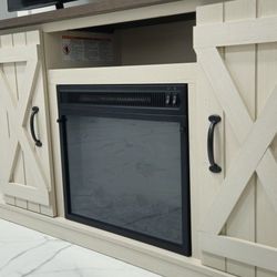 TV Console Fireplace