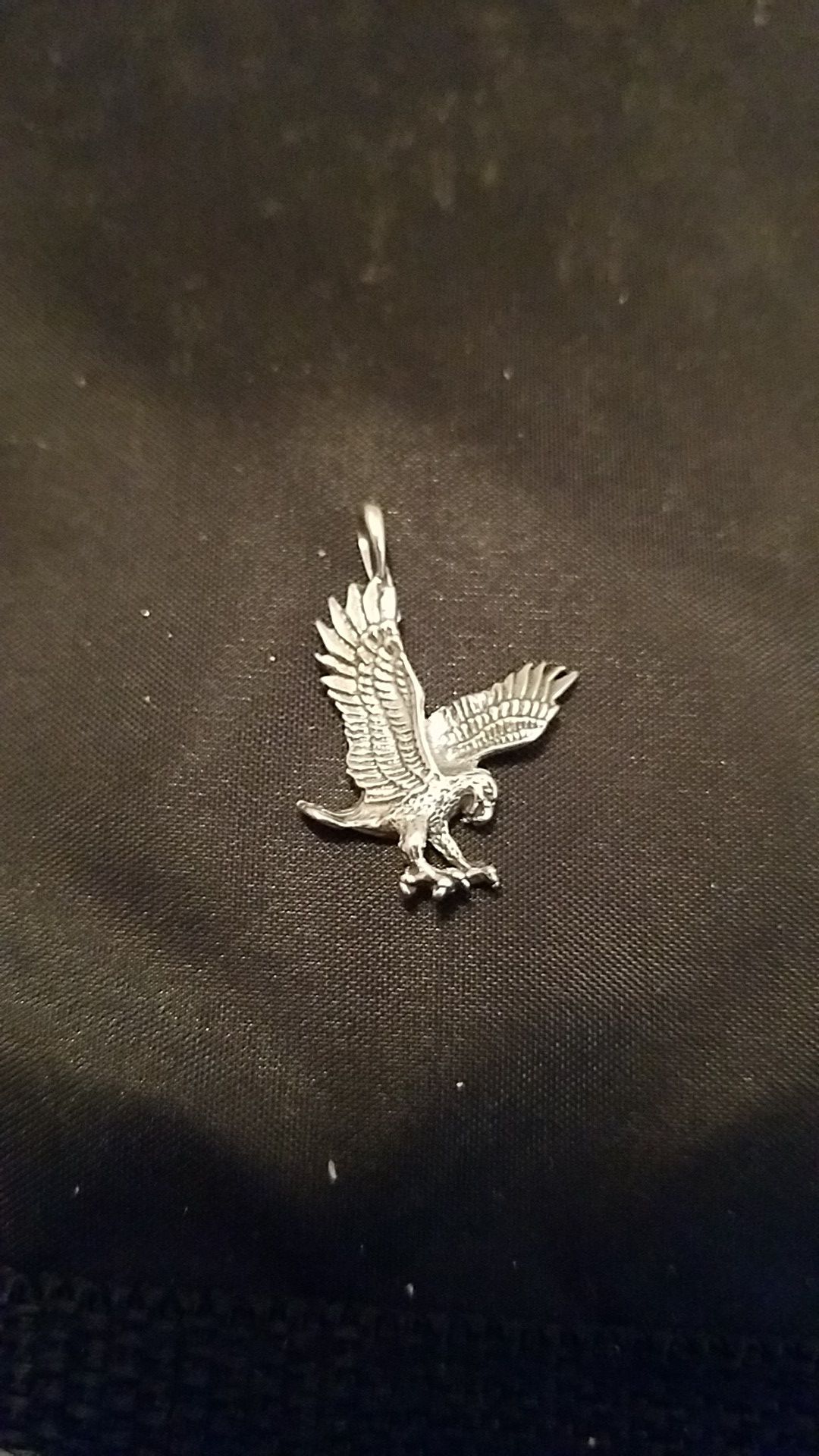 Eagle charm silver