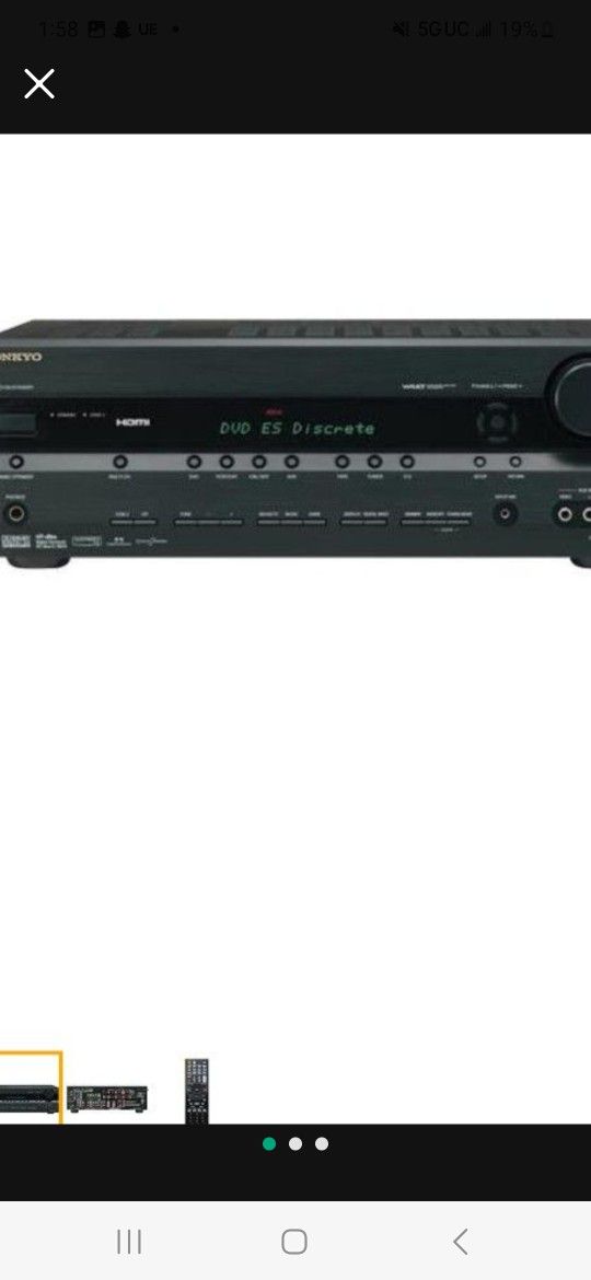 Onkyo Stereo Receiver BRAND NEW