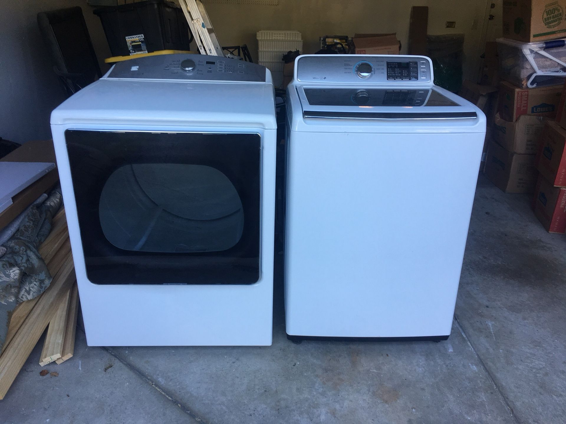 Samsung Washer Kenmore Dryer