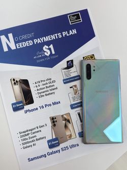 Galaxy Note 10 Plus 6.8" (Unlocked) 256GB Excellent Glow