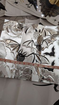 Halloween Wall Decals Bats Rats Spiders Crows