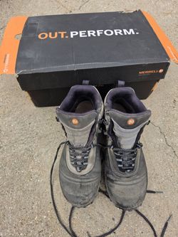 Men's Merrell Thermo Proof Hiking Boots Size 8