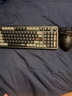 Msi codex gaming full size keyboard and mouse