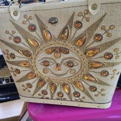 7 Enid Collins Original Hand Bags Box Bags  1960s Circa 