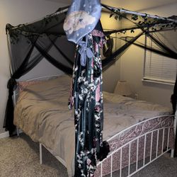 Queen Canopy Bed Frame