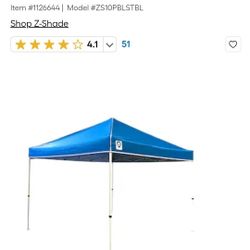 Z Shade Black Canopy