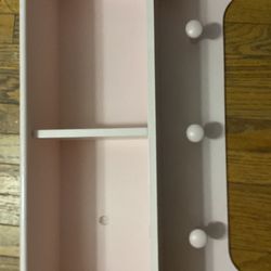 pink shelf for wall