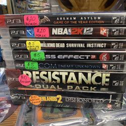 PlayStation 3 Games Sealed Brand New PS3