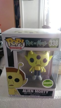 Pop animation alien Morty