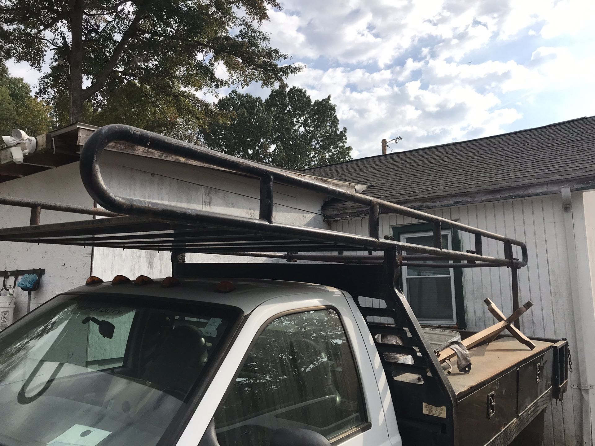 Heavy Duty ladder rack and tool boxes!!!!