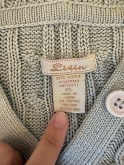 Green knitted sweaters - vintage