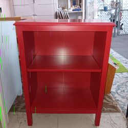 Cherry Red 2 Shelf Book Case $65 OBO