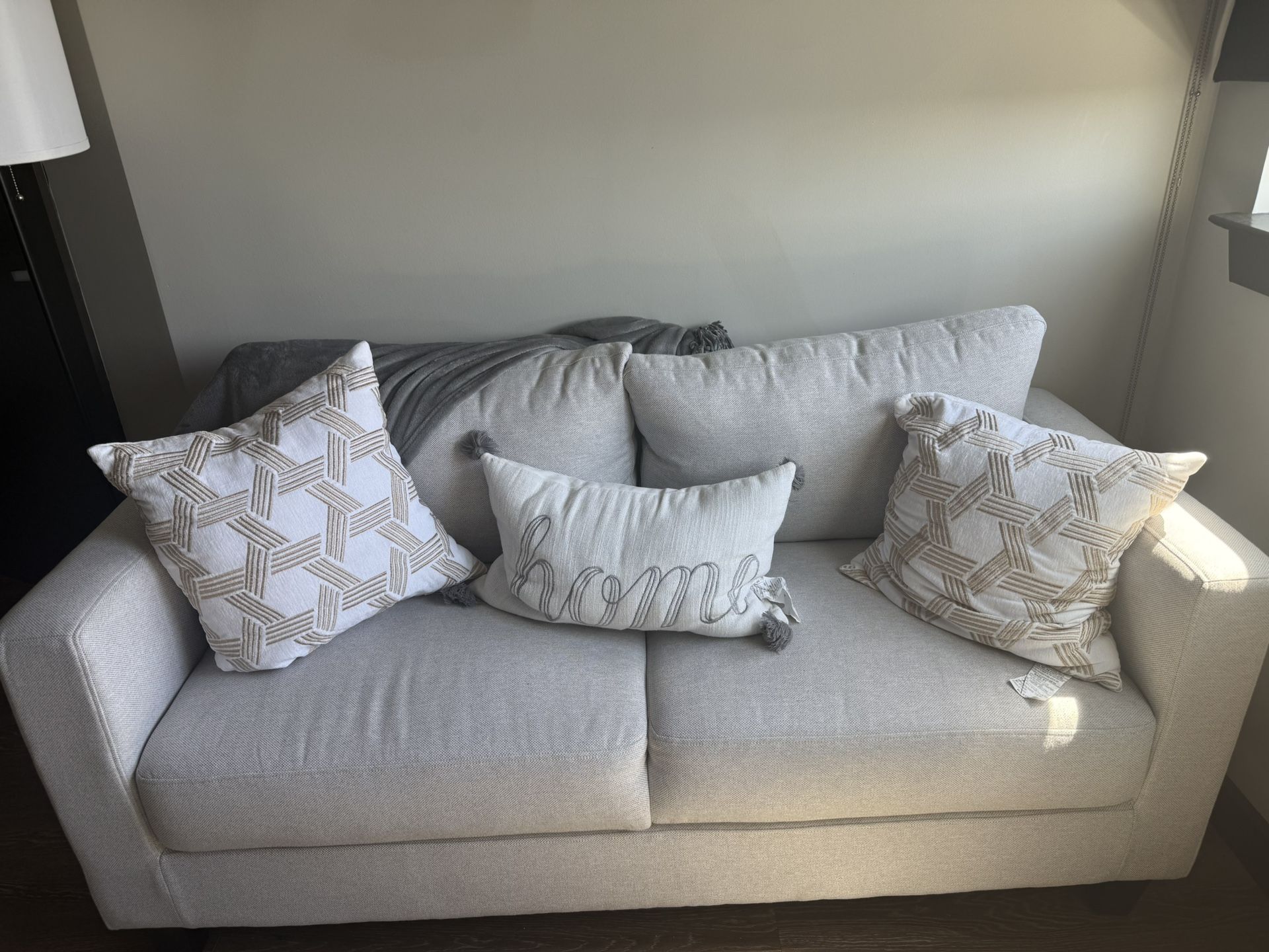 White/Grey Couch