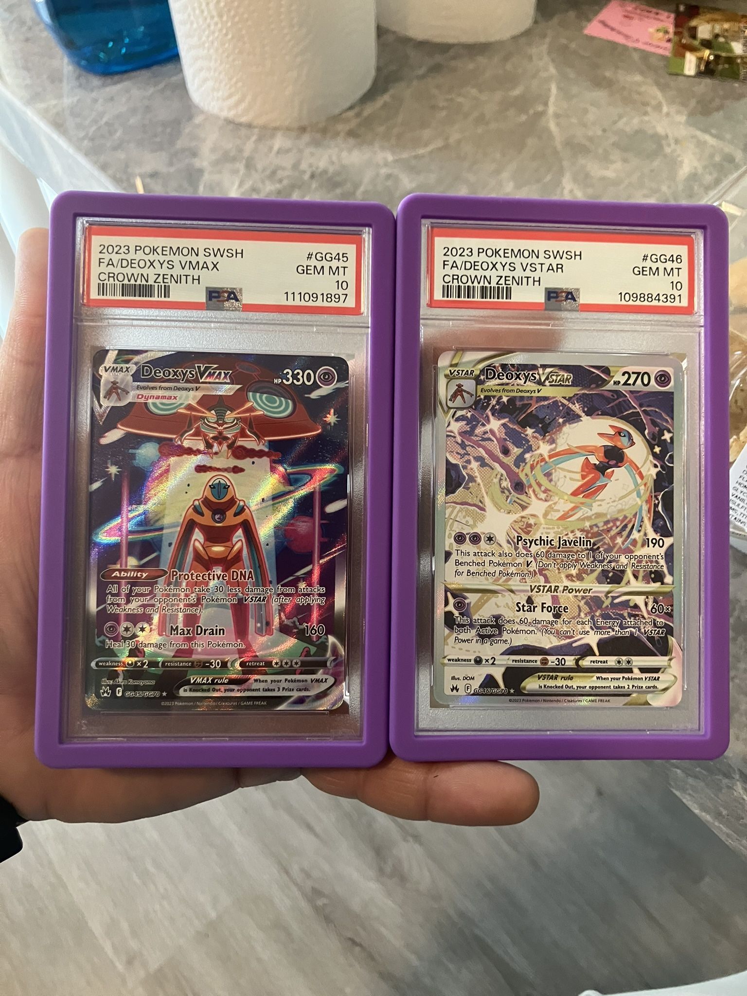 Pokémon PSA 10 Crown zenith Deoxys