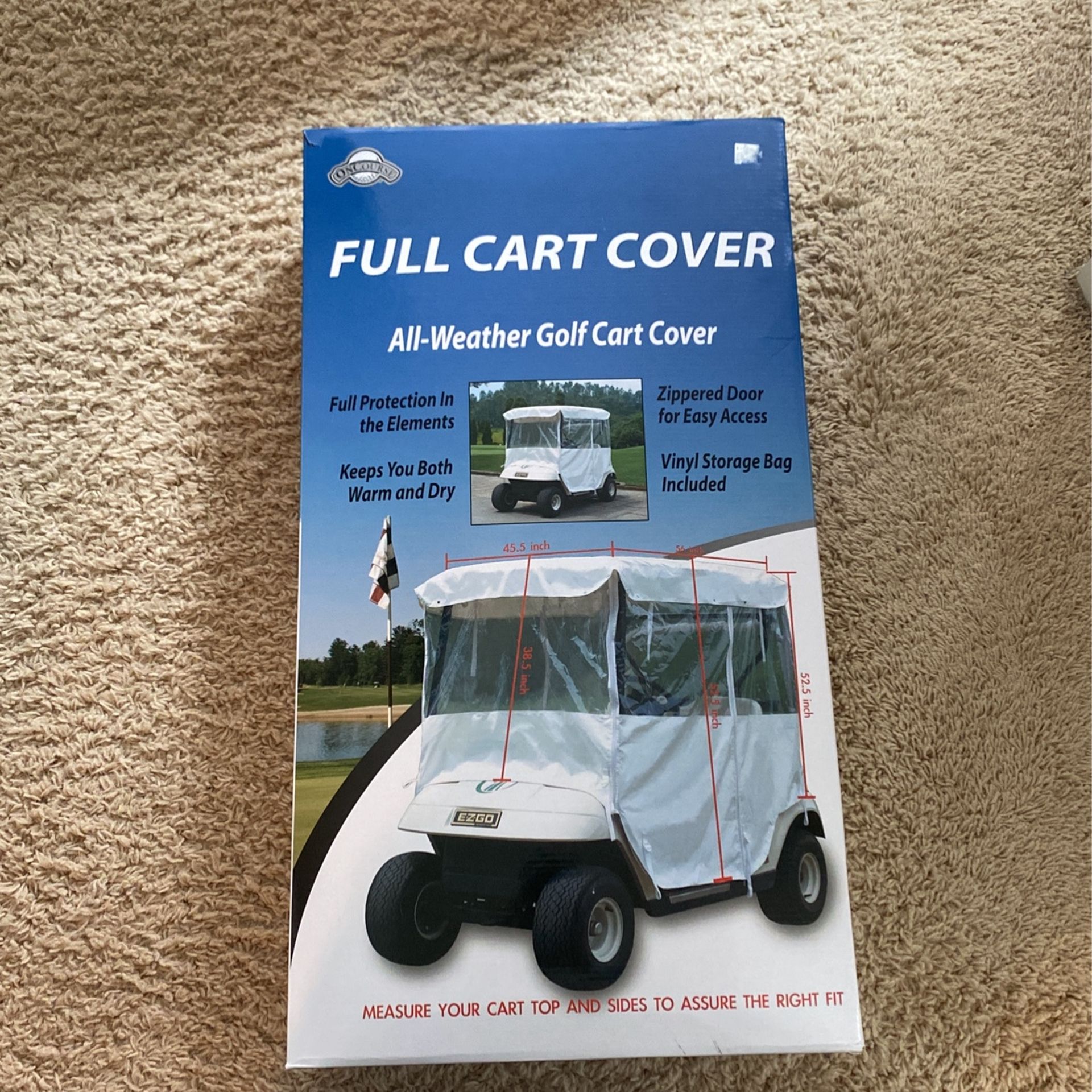 On Course Full Cart Cover (Weather Proof)